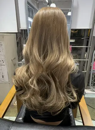 ロング カラー 髪質改善/縮毛矯正 ✂︎福澤　和嗣のヘアスタイル