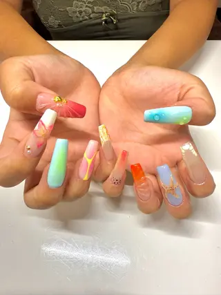 ネイル AURORA eyelash&nail salon アメ村店所属・🌏AURORA | RiRi🪐のネイルデザイン