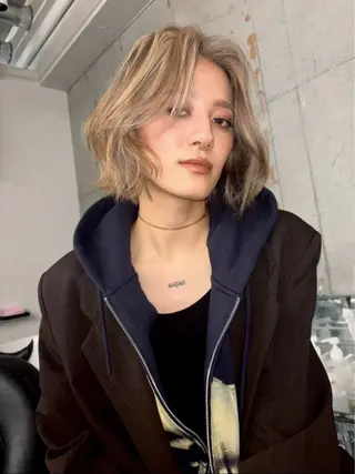 ミディアム カラー SITY. 🦋mamiya🦋のヘアスタイル