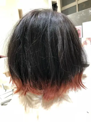 ミディアム 福元 保雄のヘアスタイル