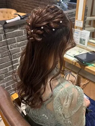 ヘアアレンジ mana 💜のヘアスタイル