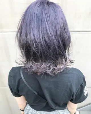 ミディアム カラー CALAMARI所属・【渋谷で人気】艶髪× 髪質改善/ツヤカラーのヘアスタイル