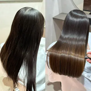 ロング ✨シルクストレート✨ 美髪髪質改善Yukiのヘアスタイル