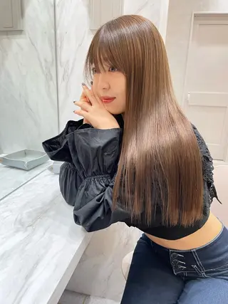 ロング karin ボブハイトーンのヘアスタイル