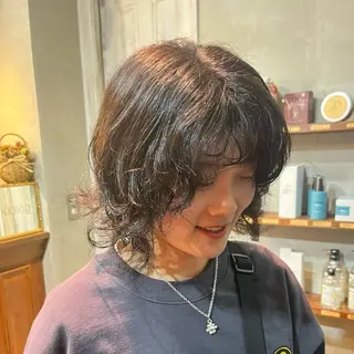 ショート パーマ ハイトーン/艶感 ୨୧ RISAKOのヘアスタイル