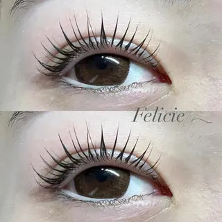 マツエク・マツパ Felicie＊ Sayakaのマツエク・マツパデザイン