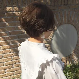 ショート カラー 柔らかいcolor 🌿harukaのヘアスタイル