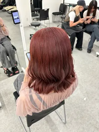 ミディアム カラー 🫧韓国風透明感 ヘア🫧towaのヘアスタイル