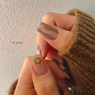 セミロング ネイル Chipieee Ikukoのネイルデザイン