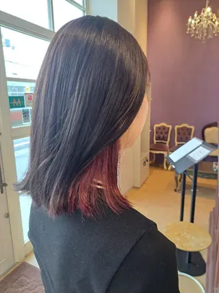 ミディアム カラー 本多 いぶきのヘアスタイル