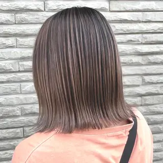 ミディアム カラー ヘアアレンジ アンドウ ユウ/ レイヤーカット/韓国のヘアスタイル