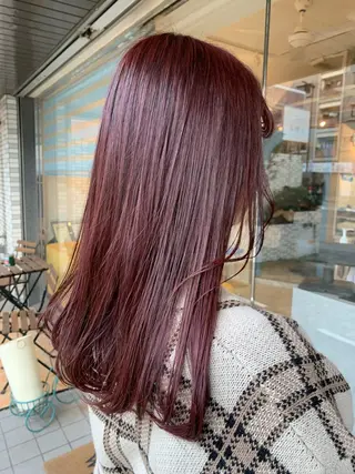 セミロング カラー カワシマ セイカのヘアスタイル