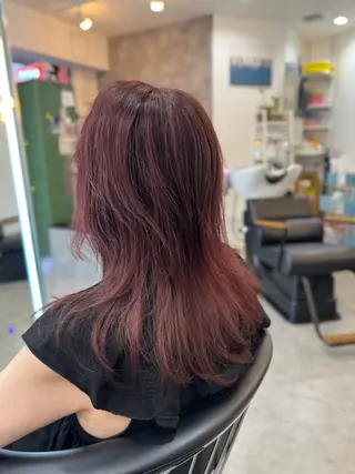 ロング カラー ARARE HAIR みゆきのヘアスタイル