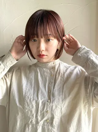 ミディアム 川本 裕🌿のヘアスタイル