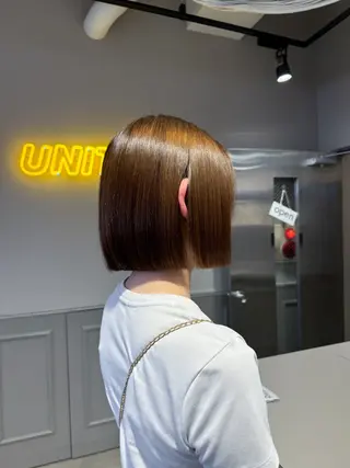 ショート カラー ヘアアレンジ Over hair_ misakiのヘアスタイル