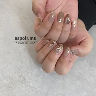 ミディアム ネイル espoir. muのネイルデザイン