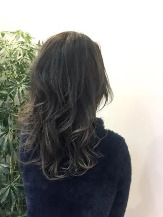 ロング カラー シールエクステ⭐️ オオミタクヤのヘアスタイル