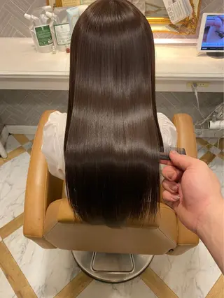 ロング ✨コテ巻き風パーマ ✨川合佑哉のヘアスタイル