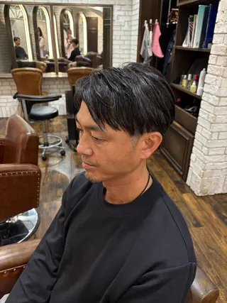 メンズ noa 似合わせ︰ 透明感︰韓国風のヘアスタイル