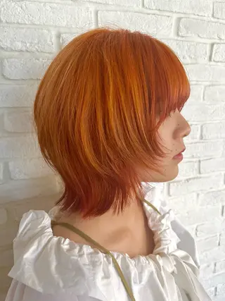 ショート コテ巻きパーマ/韓国 パーマ/佐野のヘアスタイル