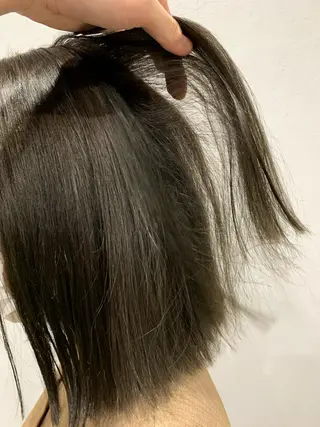 カラー ボブパーマコテ巻き風 パーマNo1深江秀平のヘアスタイル