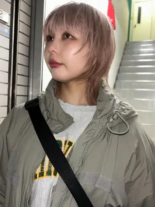 ミディアム カラー パーマ ヘアアレンジ 🎀オイダイラ モモカ🎀のヘアスタイル