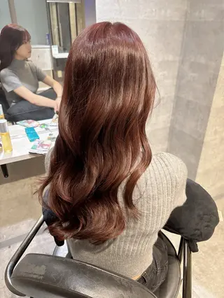 ロング カラー ヘアアレンジ 青木 奏楽のヘアスタイル