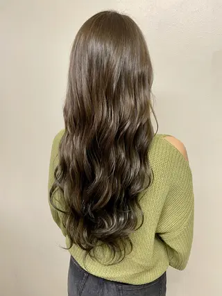 ロング カラー 髪質改善×METEO 店長 貞松直也のヘアスタイル