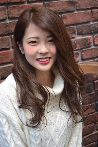 セミロング カラー メンズ指名多数!! SiLO 田島のヘアスタイル