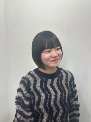 ショート 名駅/艶カラー/原田 永遠のヘアスタイル