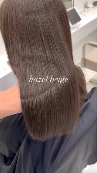 ロング IVE所属・ブリーチなし🤍 渋谷／原島杏奈のヘアスタイル