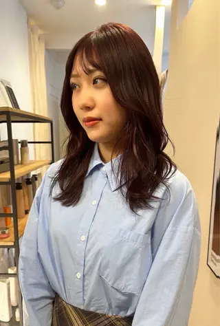 カラー Reina 札幌美容師のヘアスタイル