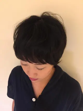 ショート 加藤 綾華のヘアスタイル