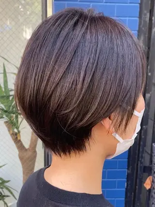 ショート ✨圧倒的満足度◎ 小顔美人ショート✨佃のヘアスタイル