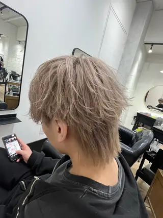 カラー メンズ メンズカット/ 嶋本敬心のヘアスタイル