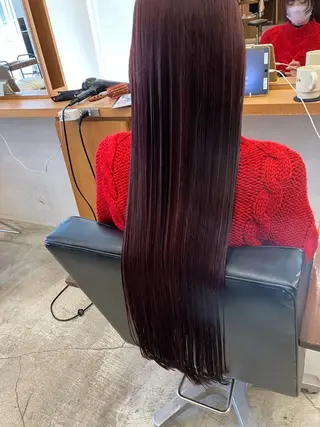ロング riru/髪質改善/ 透明感カラーのヘアスタイル