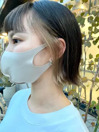 ショート カラー 艶髪🌟髪質改善✨ Zinaヤマダ チサのヘアスタイル