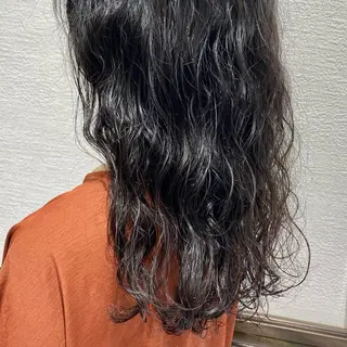 ロング 山崎 航のヘアスタイル