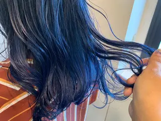 セミロング カラー ヘアアレンジ 🌿‬ ܸAir 透明感🌱西村知佳のヘアスタイル