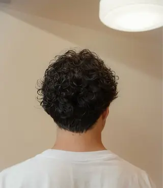 ミディアム カラー パーマ メンズ 🔗メンズサロン🔗 Kieのヘアスタイル