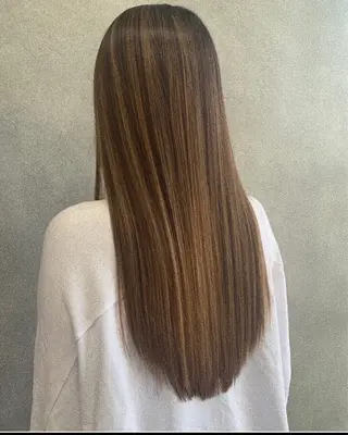 セミロング 伶風/ボブ/ ヘーゼルベージュのヘアスタイル