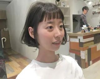 ミディアム カラー nakahara madokaのヘアスタイル