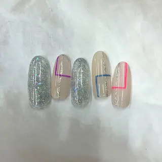 ネイル ⭐︎休業中の練習⭐︎ JNA認定講師髙橋のネイルデザイン