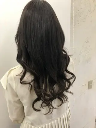 ロング カラー 下妻 カラーエクステ難波のヘアスタイル