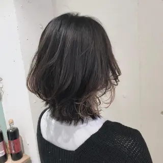 ミディアム カラー パーマ ヘアアレンジ 【ツヤ髪美容師】 ツダケイスケのヘアスタイル