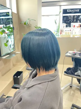 ショート けいせい/横浜/ カラー、パーマ、縮毛のヘアスタイル