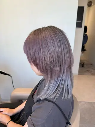 ミディアム カラー 🍇おぐら めぐみ🍇のヘアスタイル