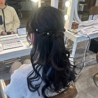 セミロング 🥀暖色/エクステ/ ヘアメ/横浜/かなこのヘアスタイル