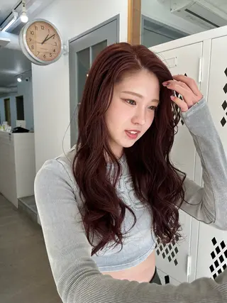 ロング カラー 🌼sunc HINAMI🌼のヘアスタイル