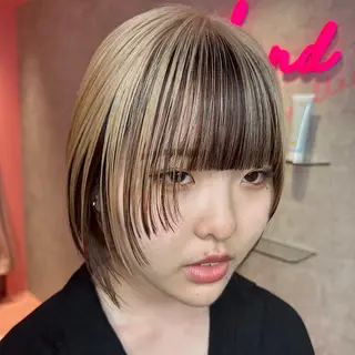 ショート カラー 韓国ヘア/艶カラー /田中悠佑のヘアスタイル